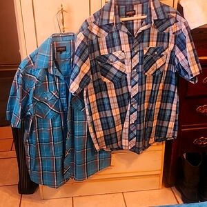 Men's Short Sleeve Western Shirt